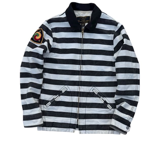 Diafvine 디아프바인 스트라이프 워크자켓