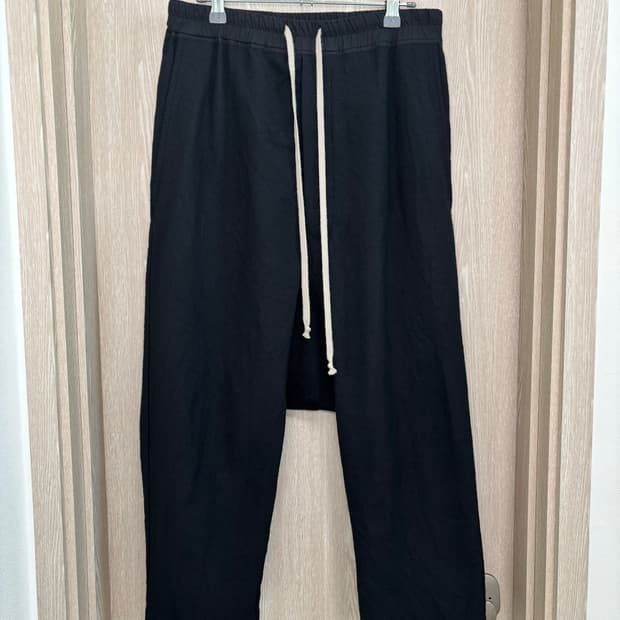 릭오웬스 마스토돈 울 배기팬츠46/블랙