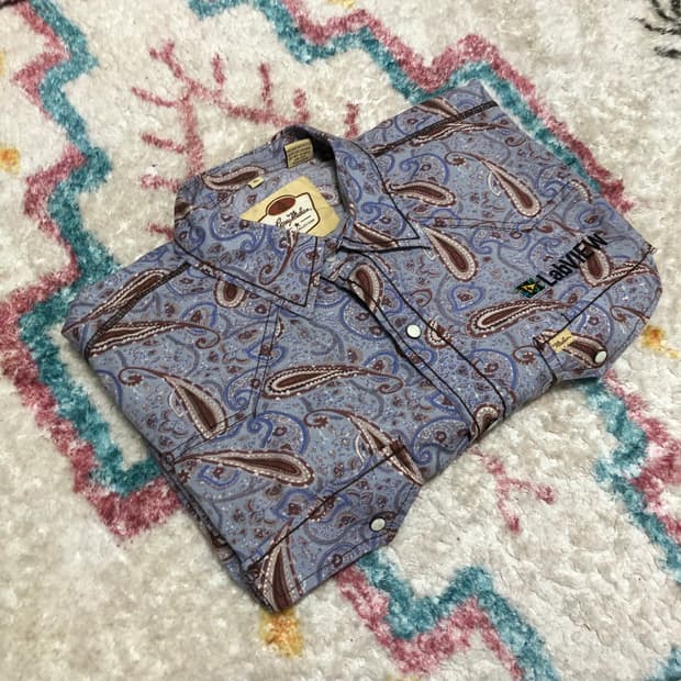 90s LARRY MAHAN 웨스턴 셔츠 