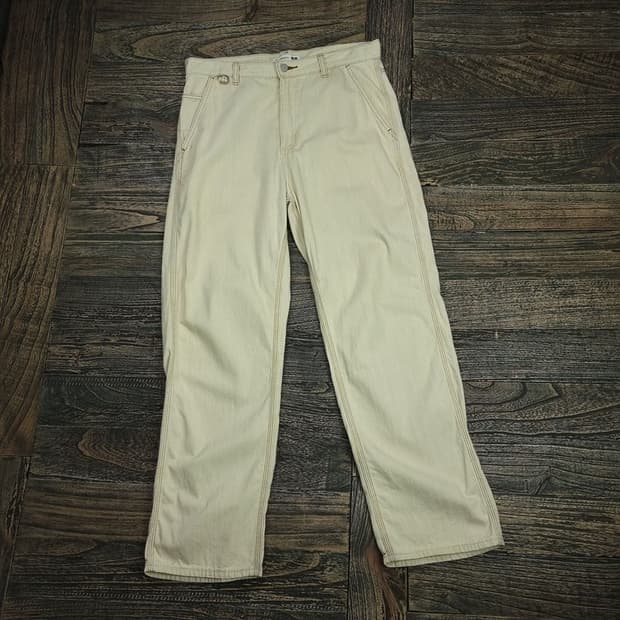 유니클로 X JW앤더슨 로고 자수 루즈 스트레이트 팬츠 M16403