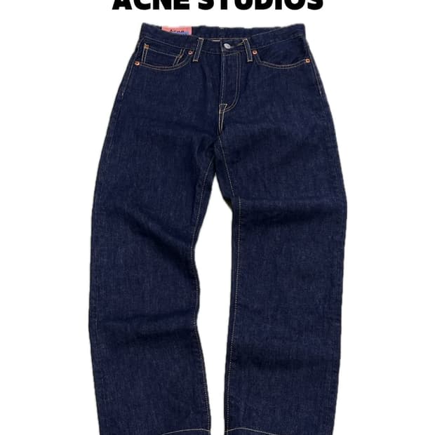 (26/32) 아크네스튜디오 슬림핏 중청 데님 팬츠