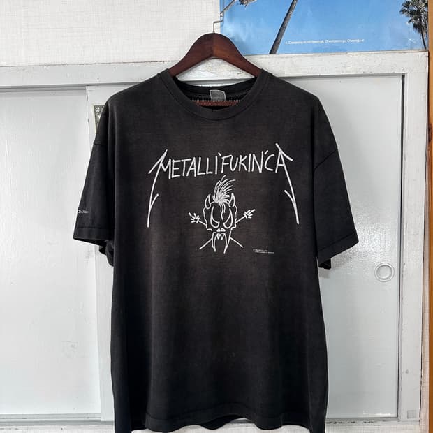 1993 og Metallica eu Tour Band tee