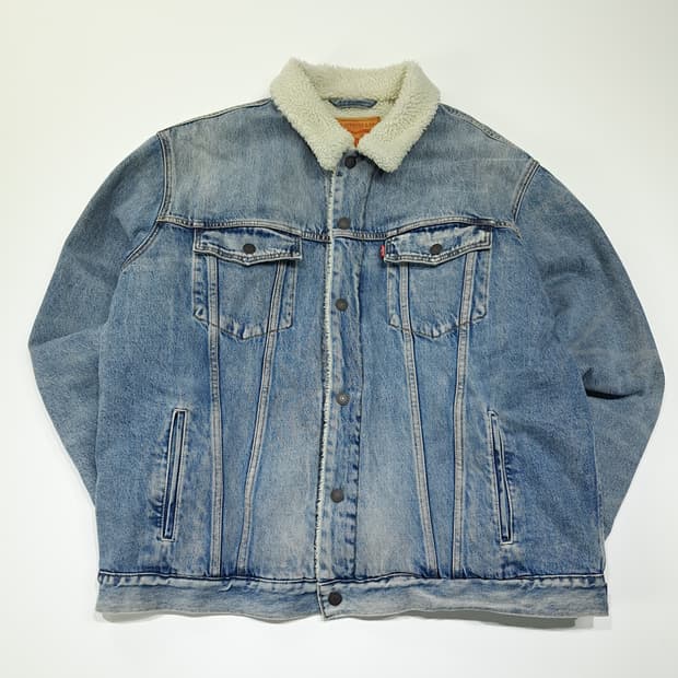 CL234 M 리바이스 셰르파 샘플 중청 트러커 자켓