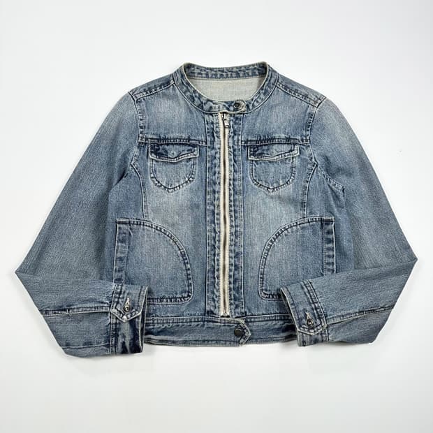  JPN 재팬빈티지 여성 웨스턴 데님 트러커자켓 여성M