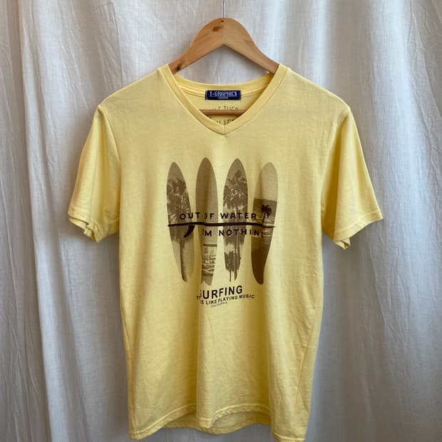 T-GRAPHICS 프린팅 반팔티셔츠(MEN M)