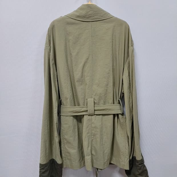 이자벨마랑 블랙라벨 벨티드 트렌치 코트 카키 오버핏 여성38