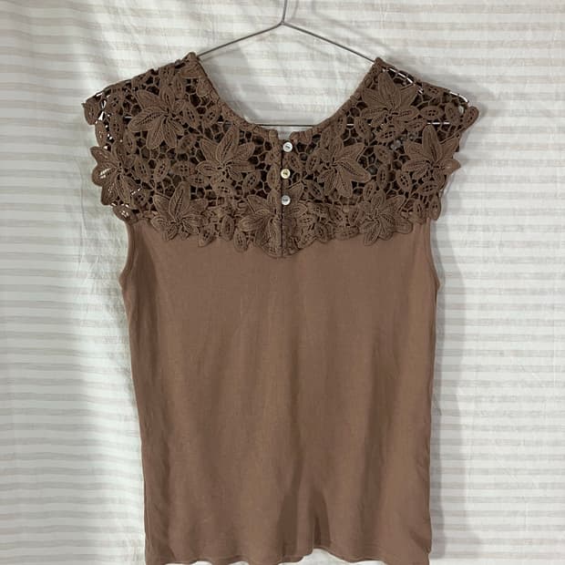 빈티지 플로럴 브라운 블라우스 1065 모리걸 y2k 스트릿 갸루 펑키 