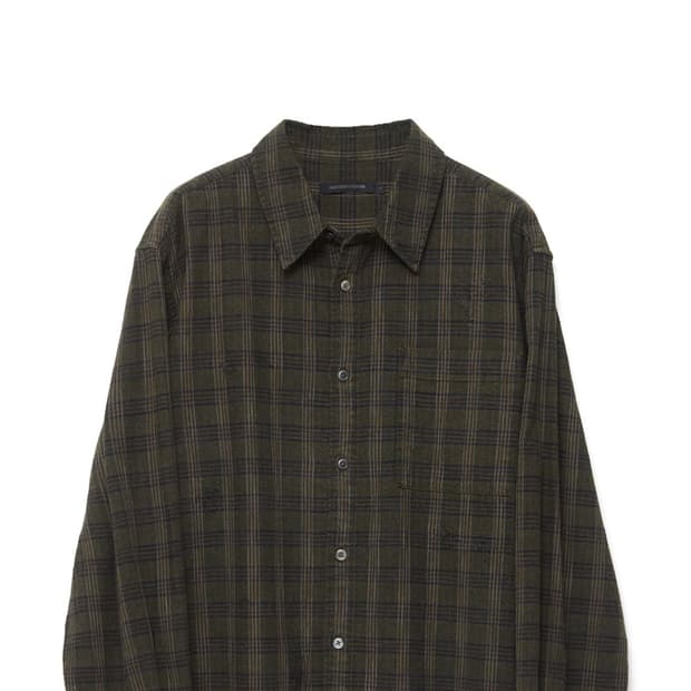 [S] Museum Shirt Herringbone 