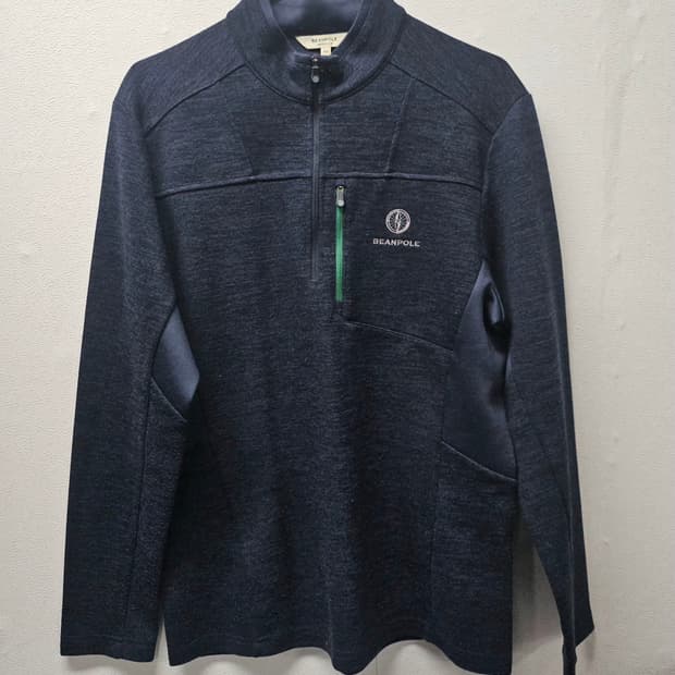 빈폴 아웃도어 네이비 하프넥 집업 티셔츠  100