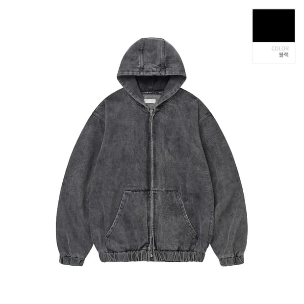 데님후드자켓