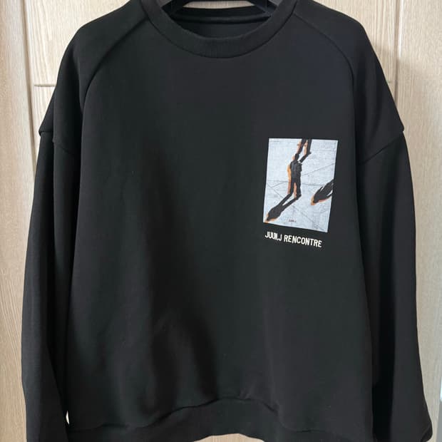 준지 오버핏 맨투맨 xs.