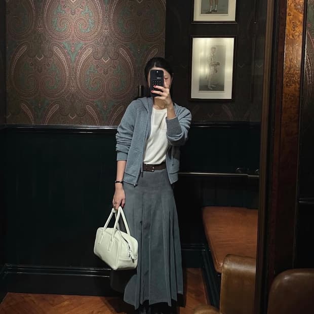 게드 ged 니트 집업 knit zip-up hoodie