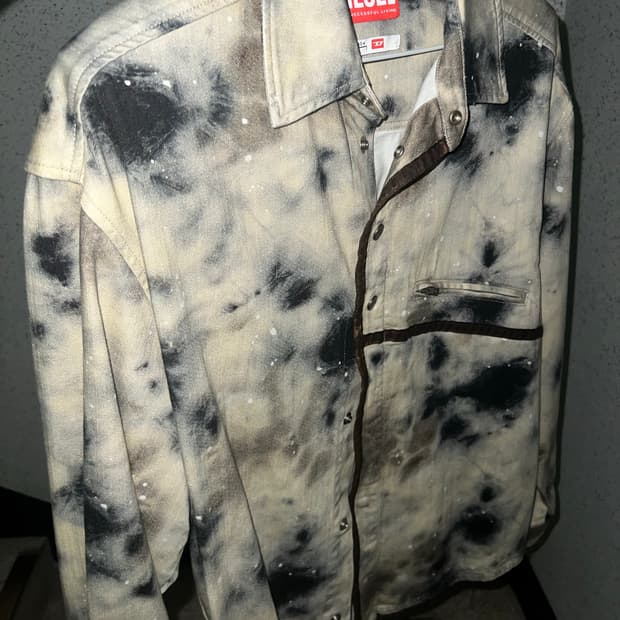 디젤 어콜드월 콜라보 셔츠 자켓