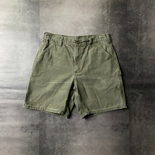 CARHARTT 칼하트 빈티지 카키 카펜터 쇼츠