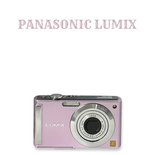 |뮤트핑크,박스💕| 파나소닉 루믹스 FS3 빈티지 디지털 카메라 디카