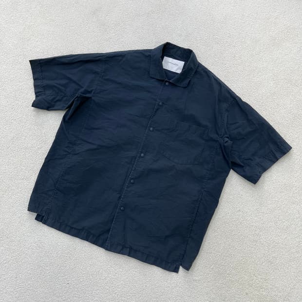 L 커스텀멜로우 반팔 셔츠 남방 0415M