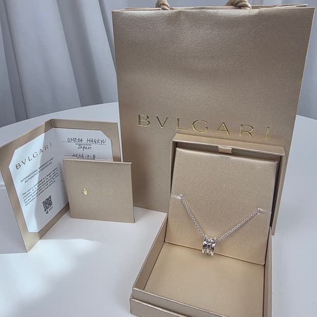 (새상품) 불가리 세이브더칠드런 실버 목걸이