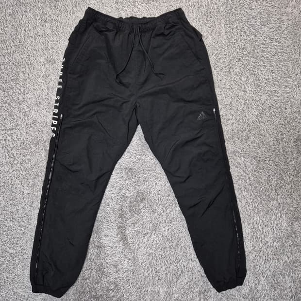 아디다스 남성 우븐 나일론 조거 팬츠 L(84)
