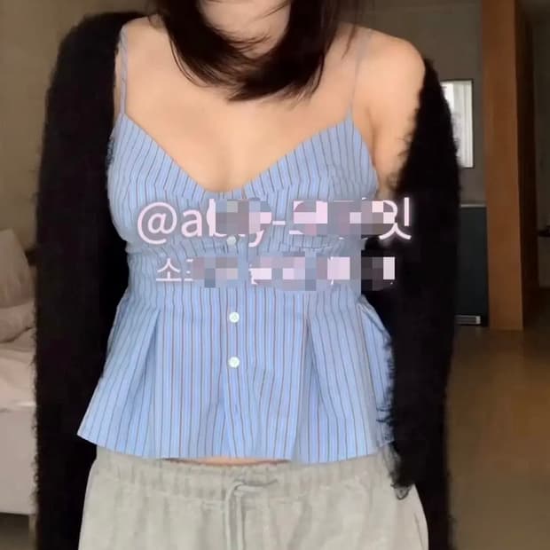자라 뷔스티에 나시