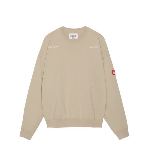 22FW 카브엠트 cavempt 솔리드 크루넥 베이지