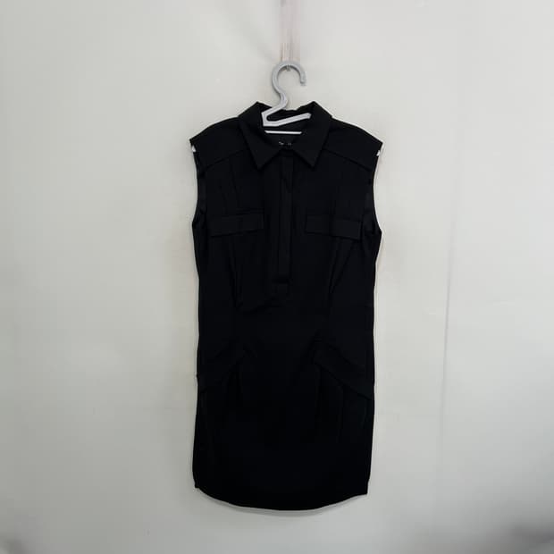 오브제 블랙 민소매 원피스 66