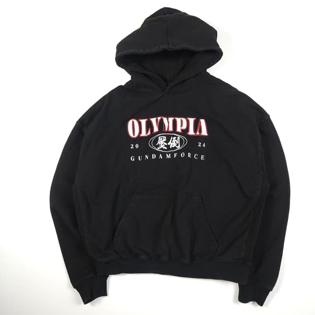 압도 올림피아 후드티 블랙