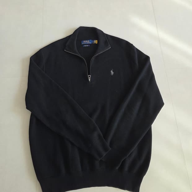 폴로 반집업 니트 (L) 팝니다