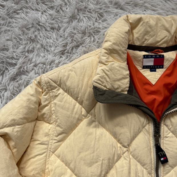 TOMMY HILFIGER 일본빈티지 숏 패딩 타미 힐피거 110 xxl