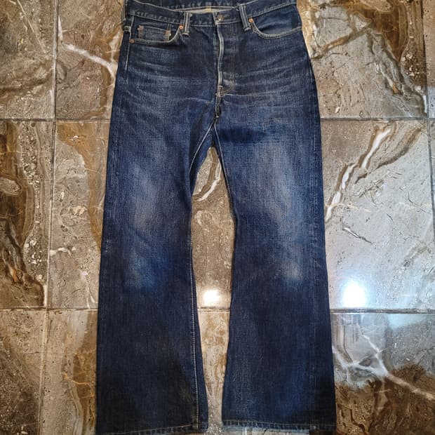 사무라이진 헤비온즈 셀비지 데님 부츠컷