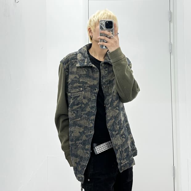 A.M.S camo cotton shirts jacket