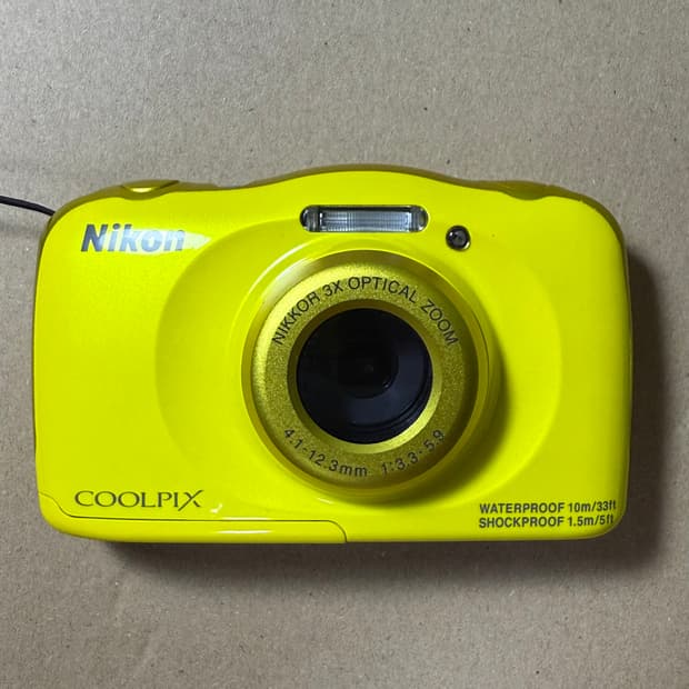 레어!)니콘 NIKON COOLPIX S33 빈티지 디카 