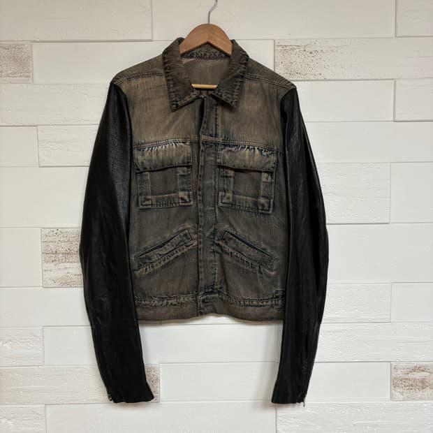 릭오웬스 오일 워싱 데님