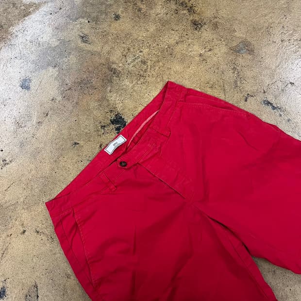 [정품/L] ami 아미 레드 치노 반바지 b13