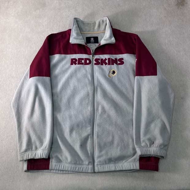 110 NFL 리복 올드스쿨 플리스 집업