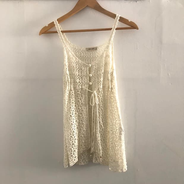 모리걸 니혼진 크로셰 바선생핏 베스트