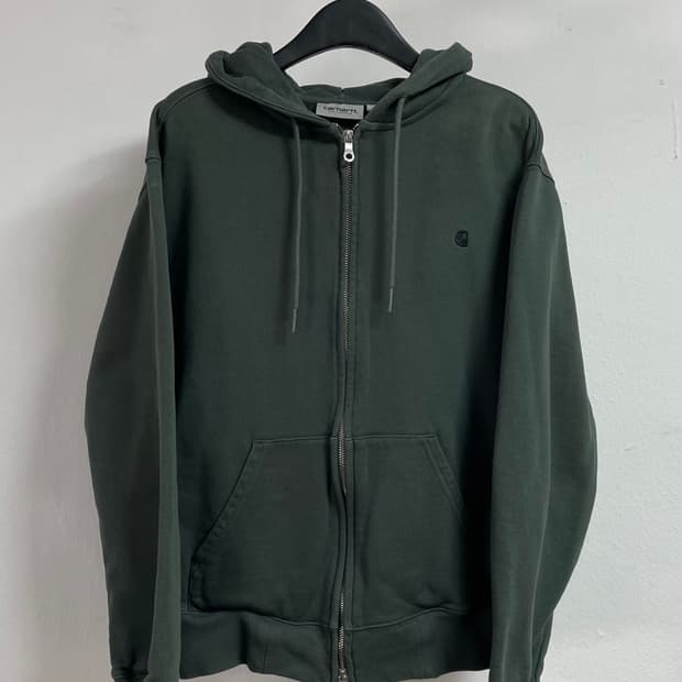 칼하트 카키 투웨이 후드집업 (on.157)  