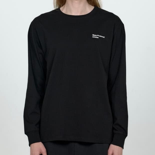 플라스틱프로덕트 긴팔 롱슬리브 MPa LONG SLEEVE (BLACK)