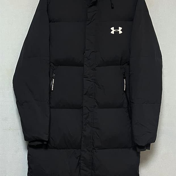 언더아머 남자 롱패딩 덕다운 블랙 캐주얼 M 95
