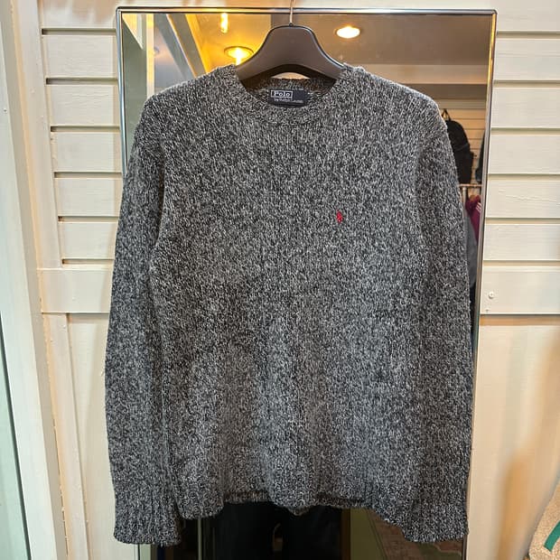 폴로 랄프로렌 램스울 보카시 니트 