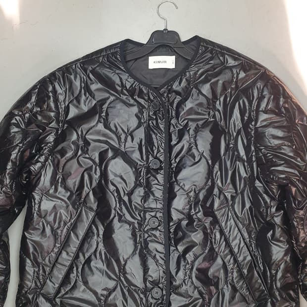 KIIMUIR 키뮤어 블랙 퀼팅 자켓 L 