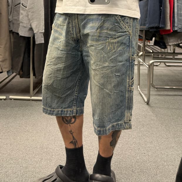 32)리바이스 빈티지 카펜터 버뮤다 데님팬츠