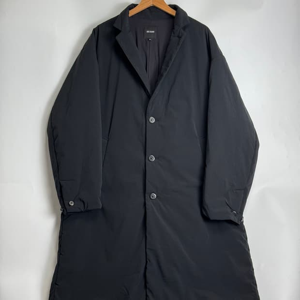 빔즈 안솜 패딩 오버 코트 블랙 M