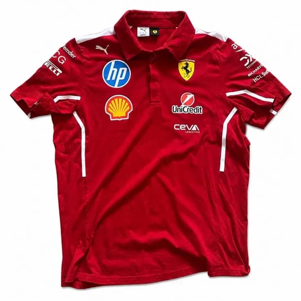 2025페라리 f1팀 폴로 티셔츠