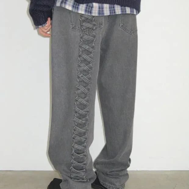 플리즈프로젝트 어글리데님 그레이 M