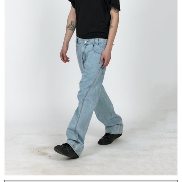 Plasticproduct drift denim pants L