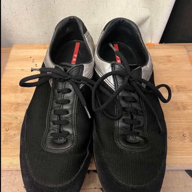 프라다 아메리카컵 매쉬실버 90-00s