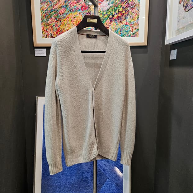 로로피아나 베이비캐시미어 멜란지 가디건