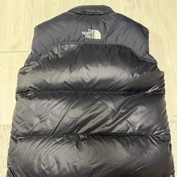 (L)노스페이스 센터로고 중앙로고 다운 패딩 조끼