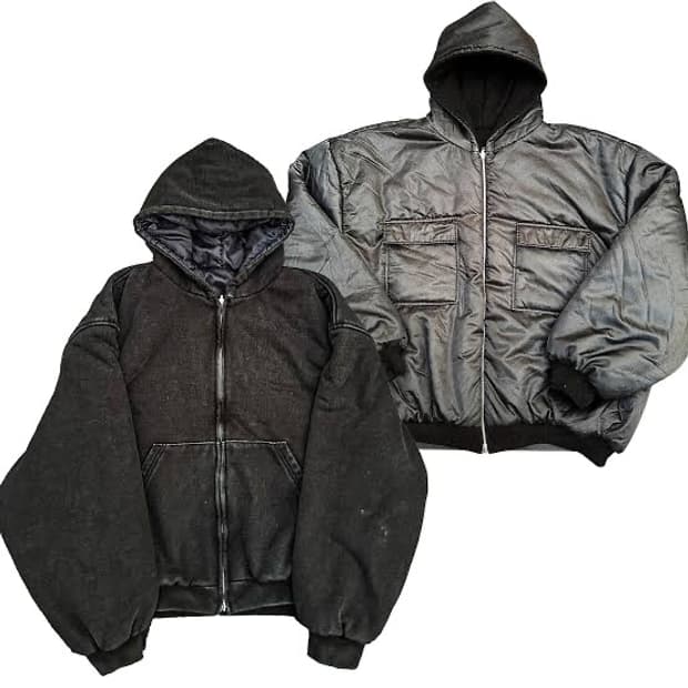 [L] Ourpas pas 018 리버시블 패딩 후드 집업