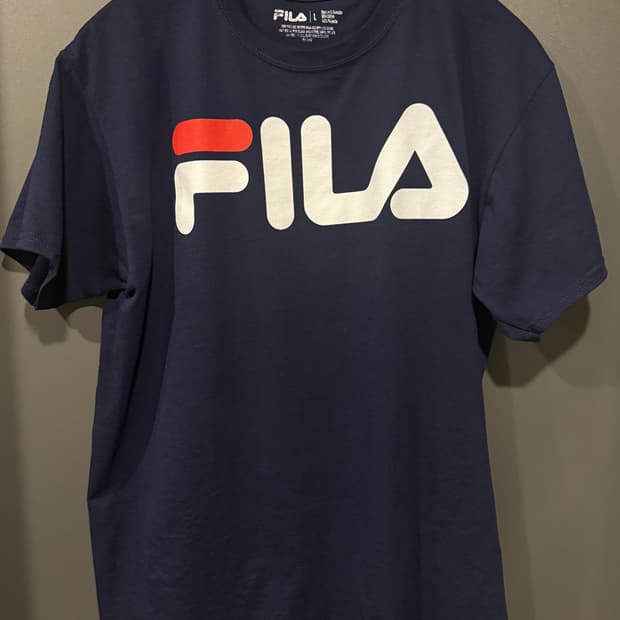 (L) 필라 로고 티셔츠